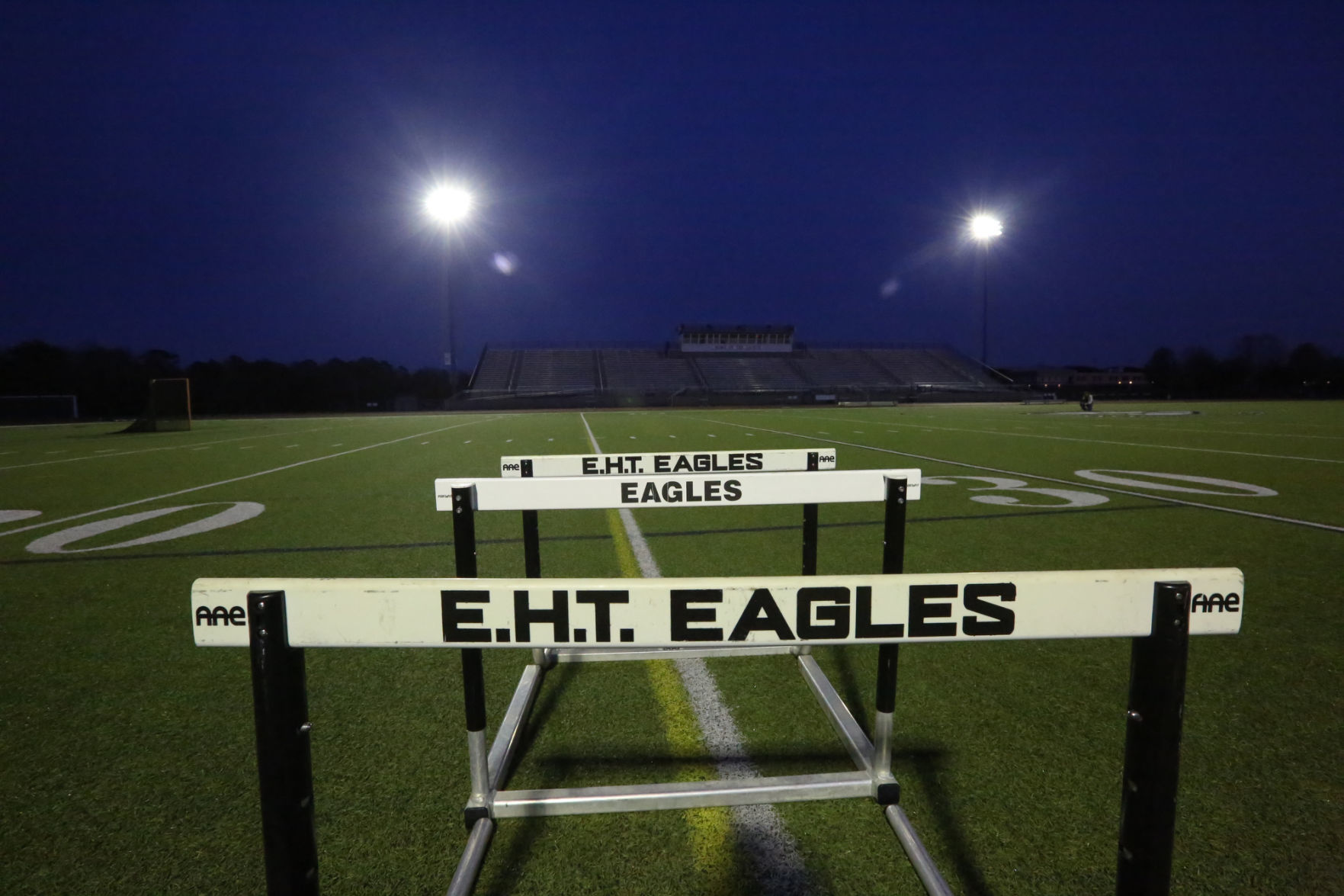 High school lights during Covid19